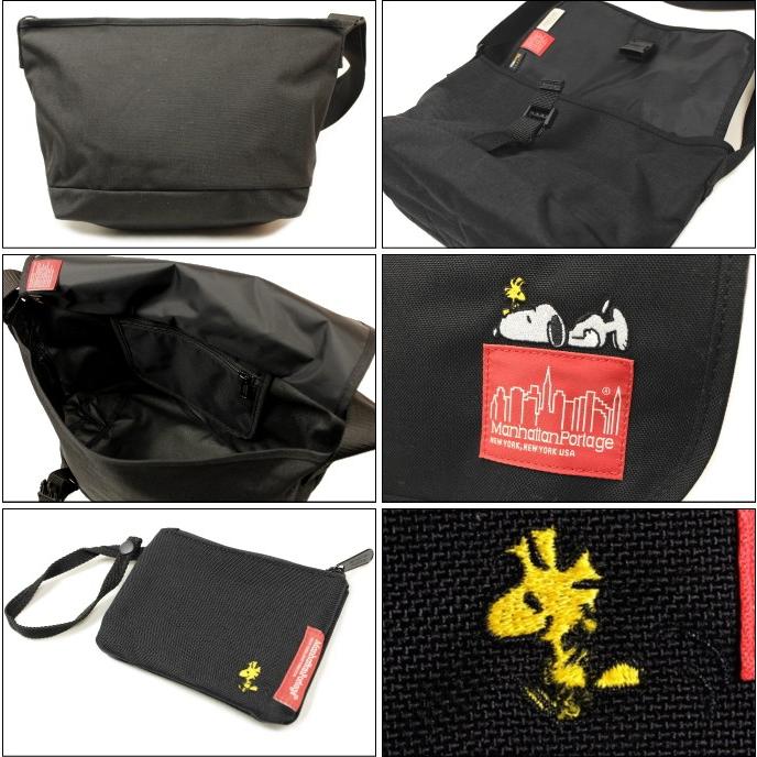 マンハッタンポーテージ ピーナッツ Manhattan Portage Peanuts カジュアル メッセンジャー スリム スヌーピー 17 ブラック 1605 Jr S Snpy 17 Blk すにーかー倉庫 通販 Paypayモール