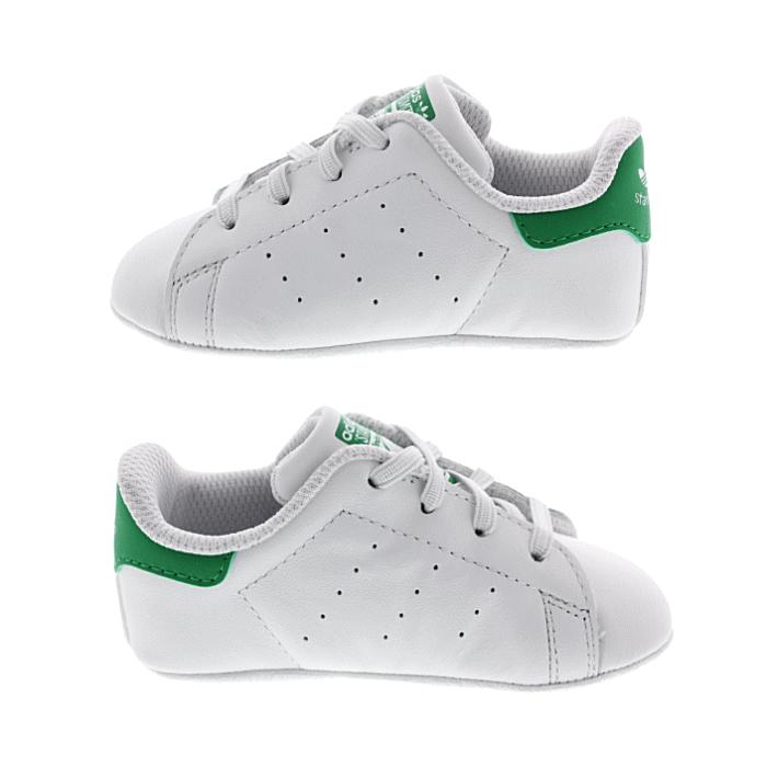 子供 アディダス Adidas ファーストシューズ スタンスミス クリブ Stan Smith Crib Ftwホワイト Ftwホワイト グリーン B すにーかー倉庫 通販 Paypayモール