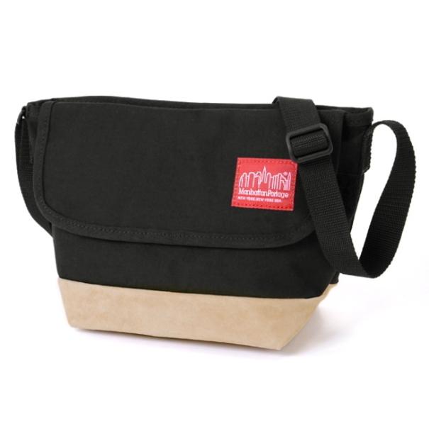 定番 マンハッタンポーテージ Manhattan Portage バッグ ナイロン メッセンジャー バッグ (XXS) スエード 12 ブラック 1603-SD-12-BLK Manhattan Portage（マンハッタンポーテージ） 定番 バッグ ナイロン