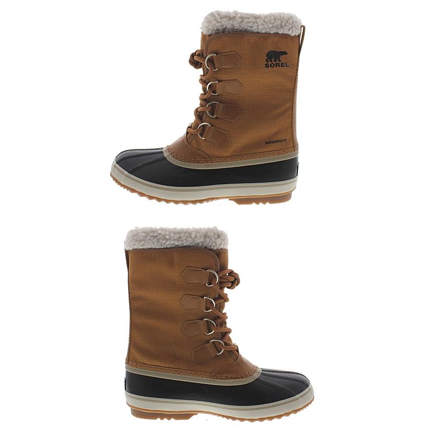 ソレル Sorel メンズ ブーツ 1964 パック ナイロン 1964 Pac Nylon キャメルブラウン ブラック Nm3487 224 すにーかー倉庫 通販 Paypayモール