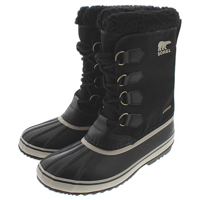 すにーかー倉庫 ソレル Sorel メンズ ブーツ 1964 パック ナイロン 1964 Pac Nylon ブラック エンシェントフォッシル Nm3487 011