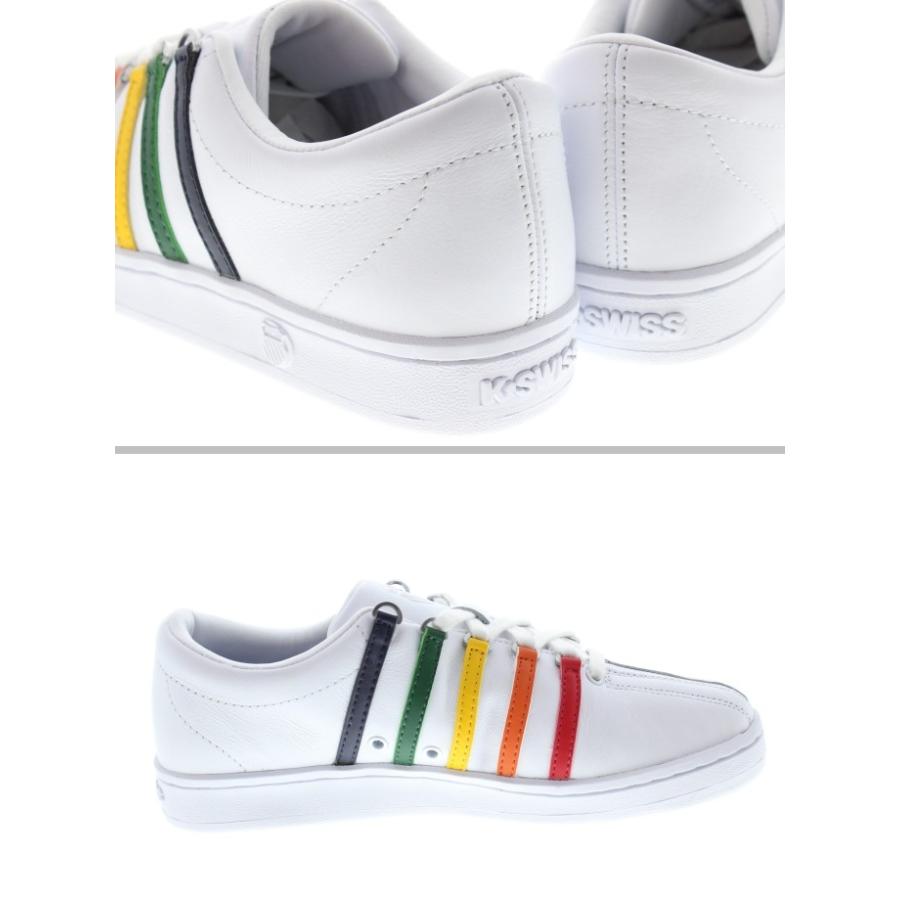 Ｋ－ＳＷＩＳＳメンズスニーカー　classic88 ホワイト✖️レインボー K-SWISS（ケースイス） 交換送料片道無料 K・SWISS スニーカー