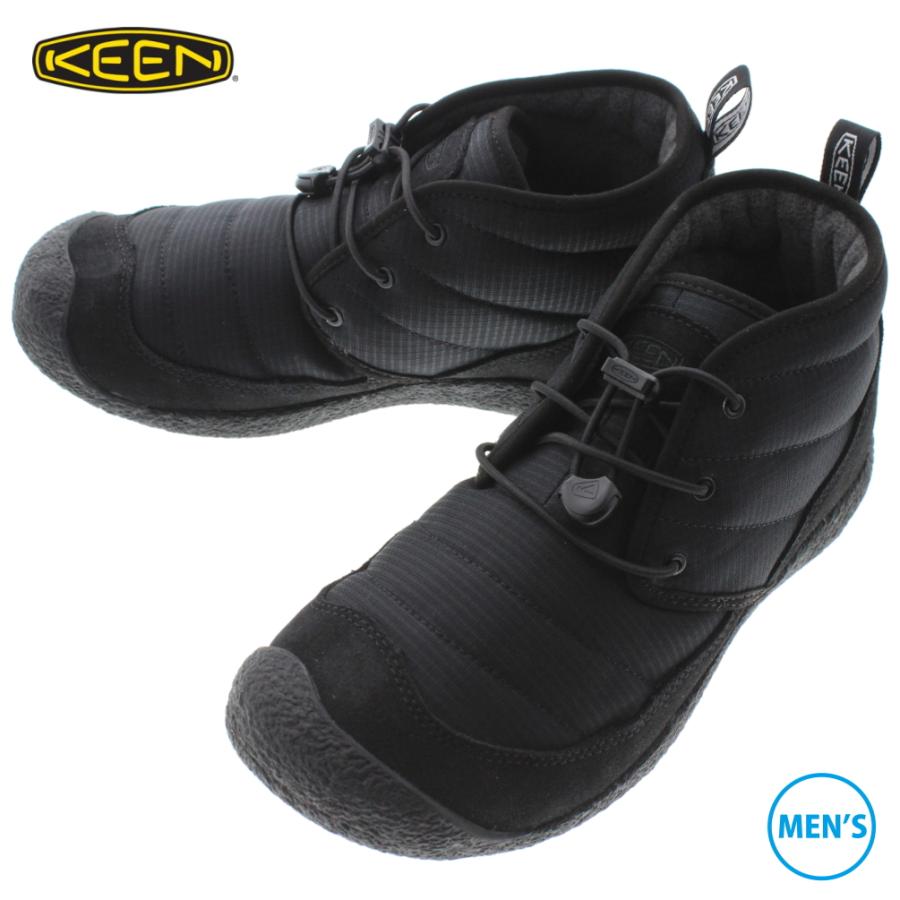 キーン KEEN スニーカー ブーツ ハウザー ツー チャッカ ブラック 人気海外一番 新色追加して再販 2 メンズ CHUKKA HOWSER 1023815