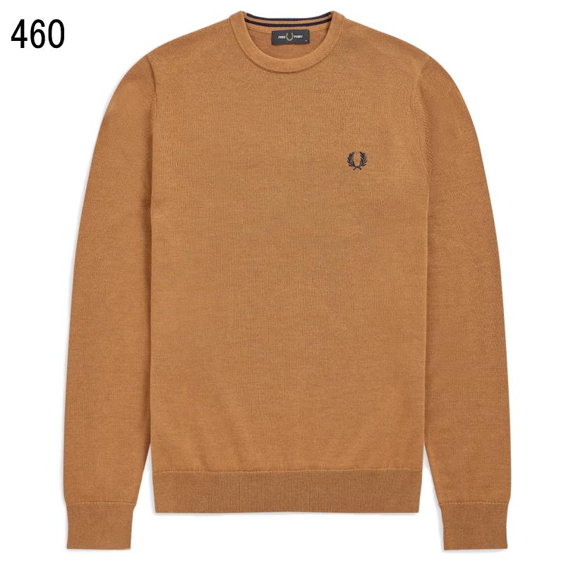 交換送料片道無料 フレッドペリー ウェア クラシック クルーネック ジャンパー K9601 102 157 450 560 592 608 P96 Q27 Q28 Q55 定番 FRED PERRY（フレッドペリー） 交換送料片道無料 ウェア クラシック