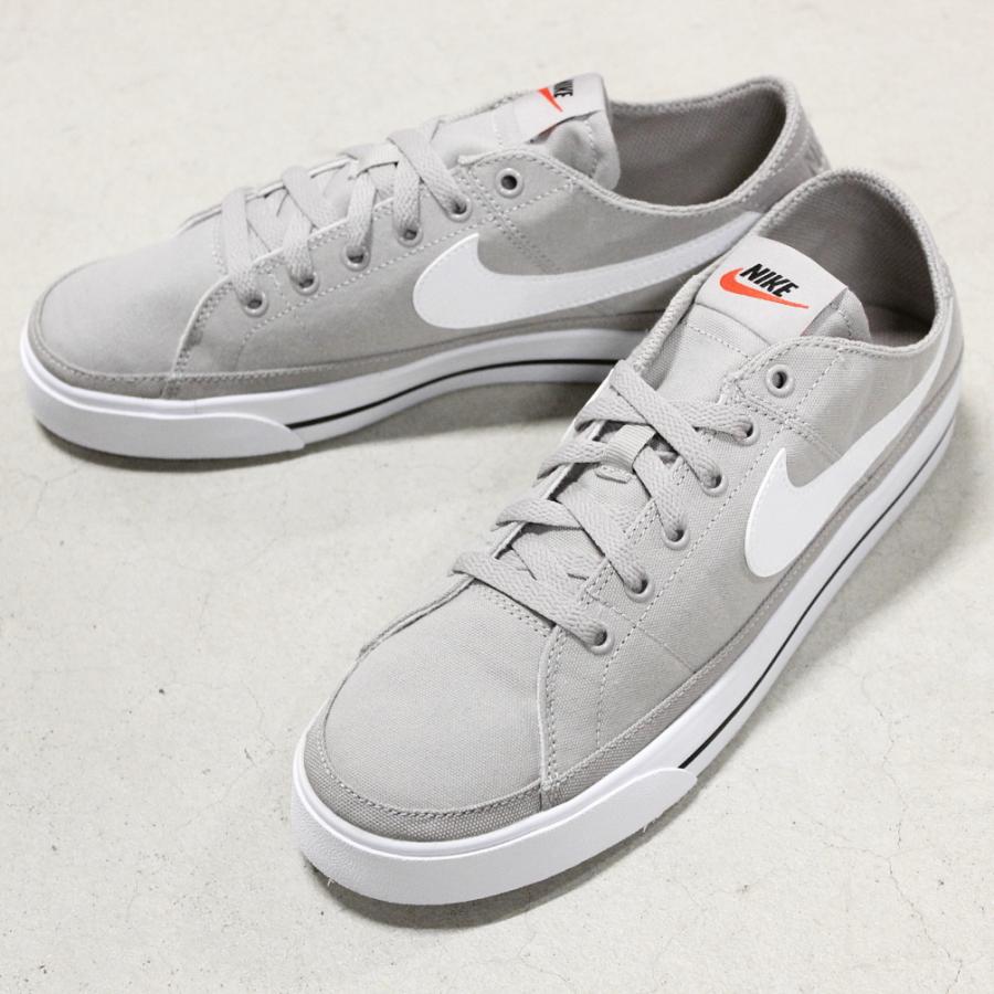 ナイキ Nike スニーカー コート レガシー キャンバス Court Legacy Cnvs カレッジグレー ホワイト ブラック Cw6539 001 すにーかー倉庫 通販 Paypayモール