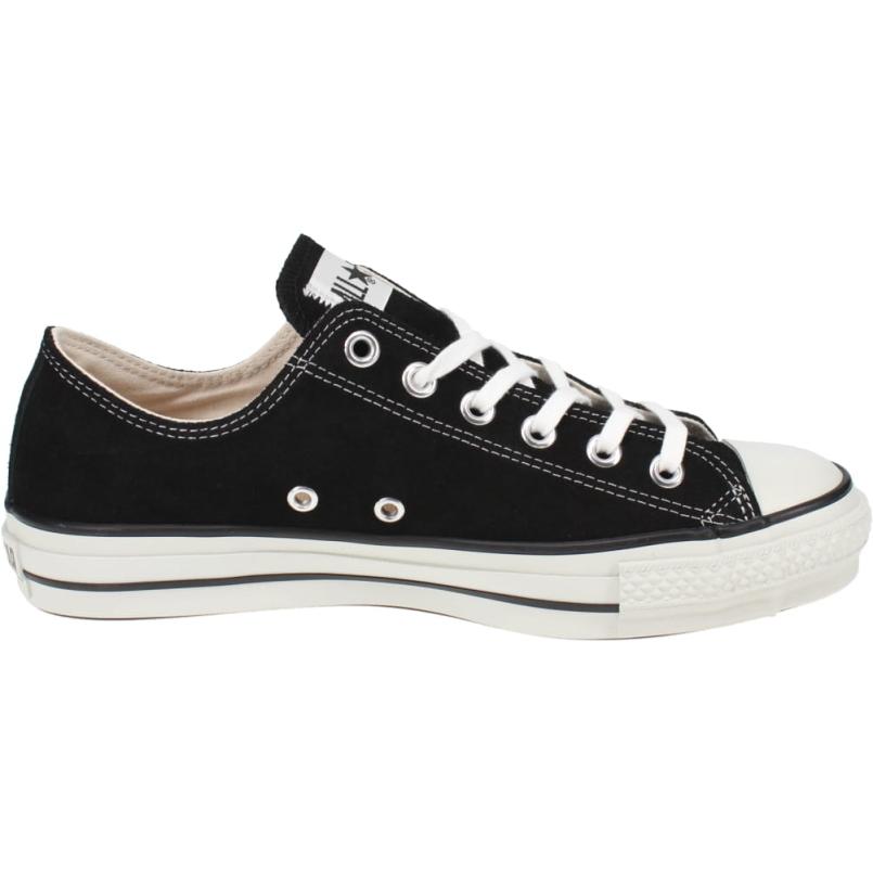 交換送料片道無料 コンバース スニーカー スエード オールスター ジャパン オックス SUEDE AS J OX ブラック CONVERSE（コンバース） 交換送料片道無料 スニーカー スエード