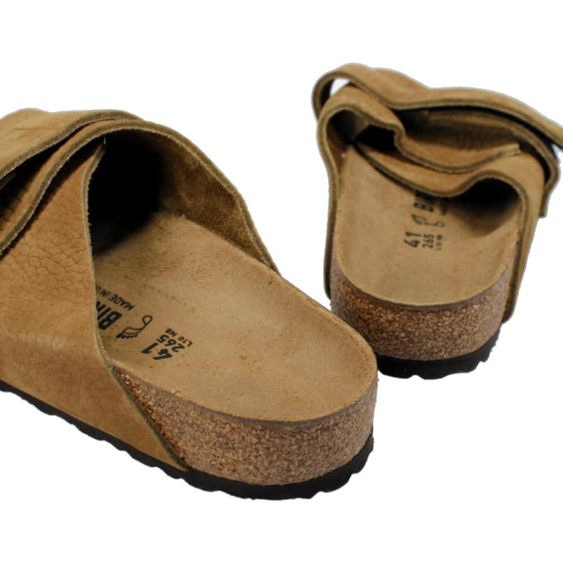 【美品】ビルケンシュトック kyoto デザートバック ティー42 BIRKENSTOCK（ビルケンシュトック） サンダル キョウト Kyoto デザート