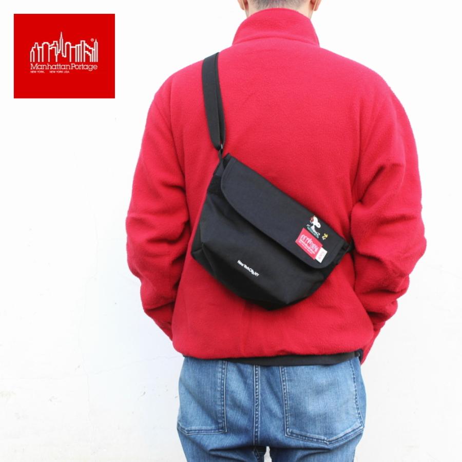 純正店舗 マンハッタンポーテージ Manhattan Portage バッグ ナイロン メッセンジャー バッグ Xxs ピーナッツ 21 ブラック 1603 Peanuts 21 Blk 国内正規保証品 Www Gacfmi Org