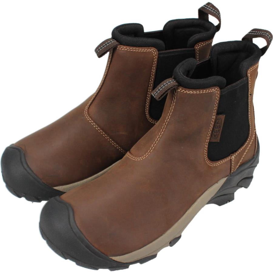 keen キーン ブラウン ブーツ サイドゴア 25センチ 茶 ショート