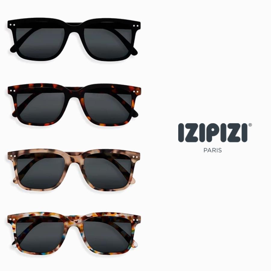 ■IZIPIZI/イジピジ サングラス トータス/グレーレンズ新品■ IZIPIZI（イジピジ） ライトカラーレンズ サングラス #D / メンズ