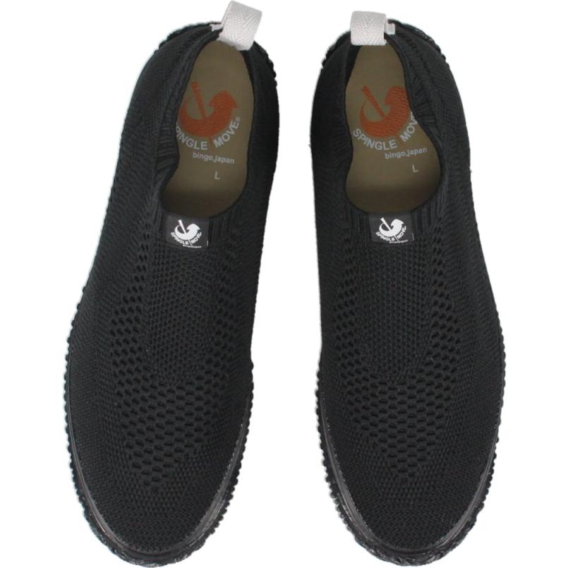 交換・返品 初回時送料無料（沖縄県を除く）スピングル SPINGLE スニーカー SP-528 ブラック/グレー BLACK/GRAY 187 SPINGLE（スピングル） 交換返品送料無料 スピングルムーブ スピングル