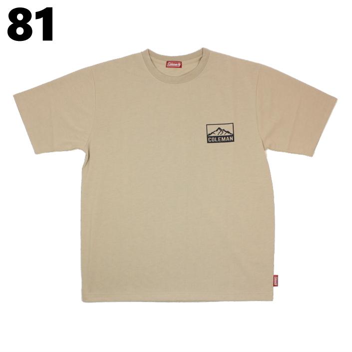 交換送料片道無料 コールマン Coleman Tシャツ Mt.PT TEE CM5786 24(オレンジ) 81(ベージュ) 90(ホワイト)｜sneaker-soko｜03