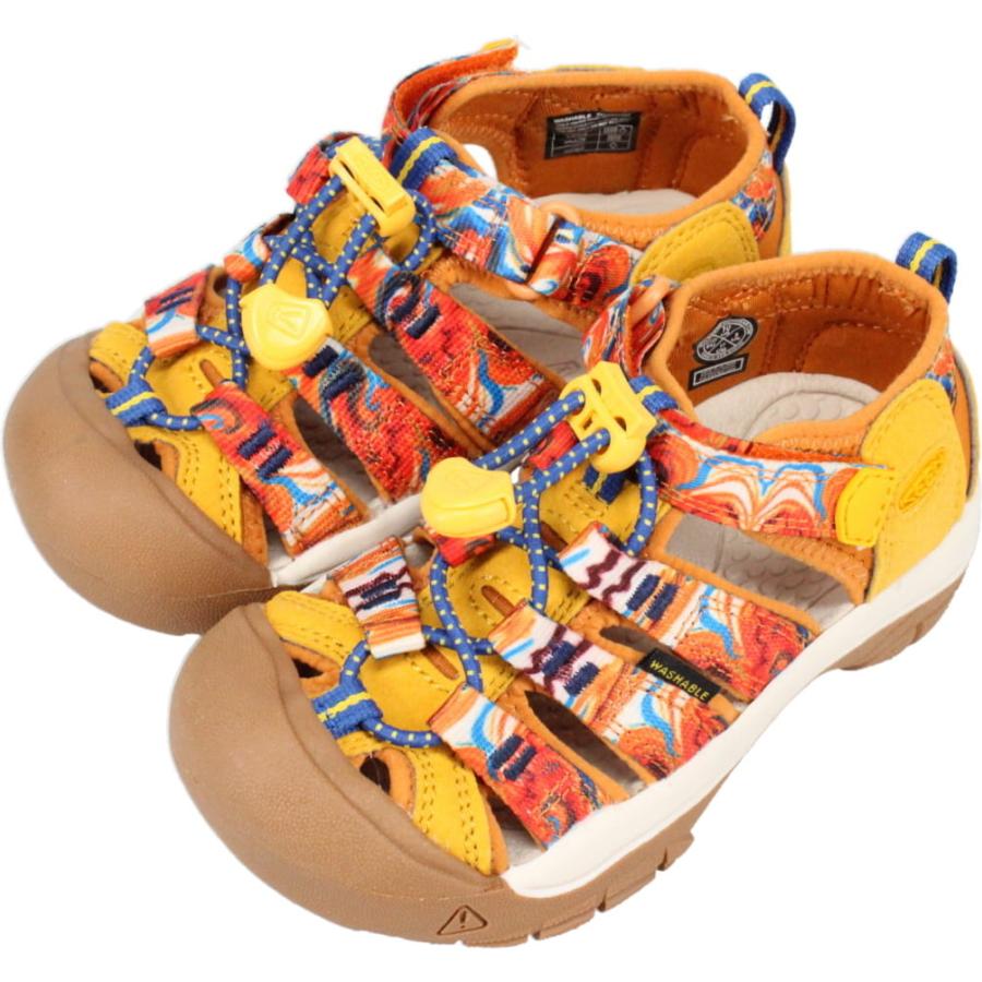 子供 キーン Keen サンダル ニューポート エイチツー Newport H2 Children オレンジピール イエロー Orange Peel Yellow 数量は多