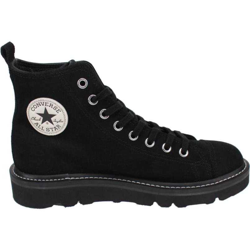 コンバース　ALL STARスエード オールスター ロングライフ ブラック　黒 CONVERSE（コンバース） 交換送料片道無料 スニーカー スエード