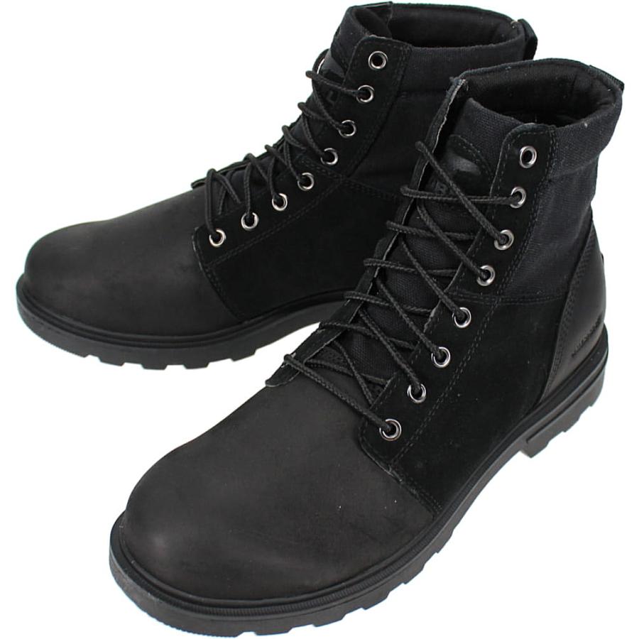 交換送料片道無料 ソレル ブーツ カーソン シックス ウォータープルーフ CARSON SIX WP ブラック/ダークストーン NM4762-010 SOREL（ソレル） 交換送料片道無料 ブーツ カーソン シックス