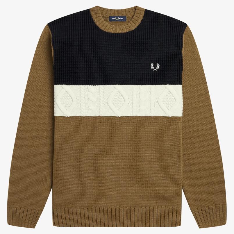 メンズ FRED PERRY｜16SS Textured Paneled JKT（S）