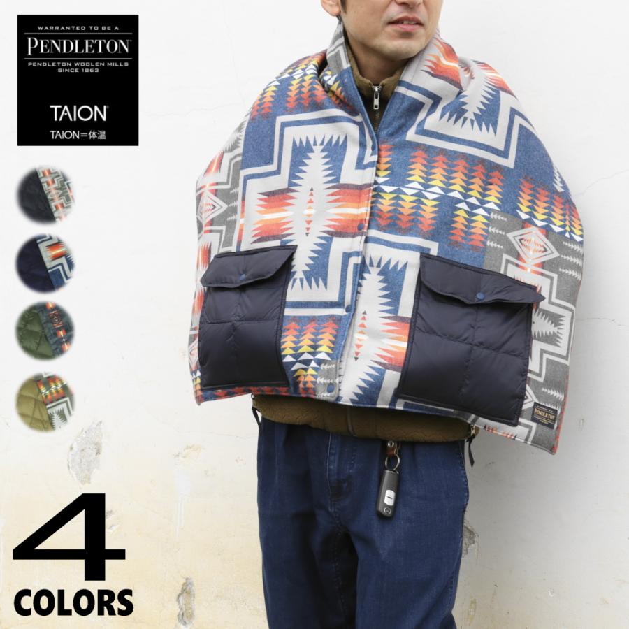 PENDLETON（ペンドルトン） × タイオン × TAION リバーシブル ダウン