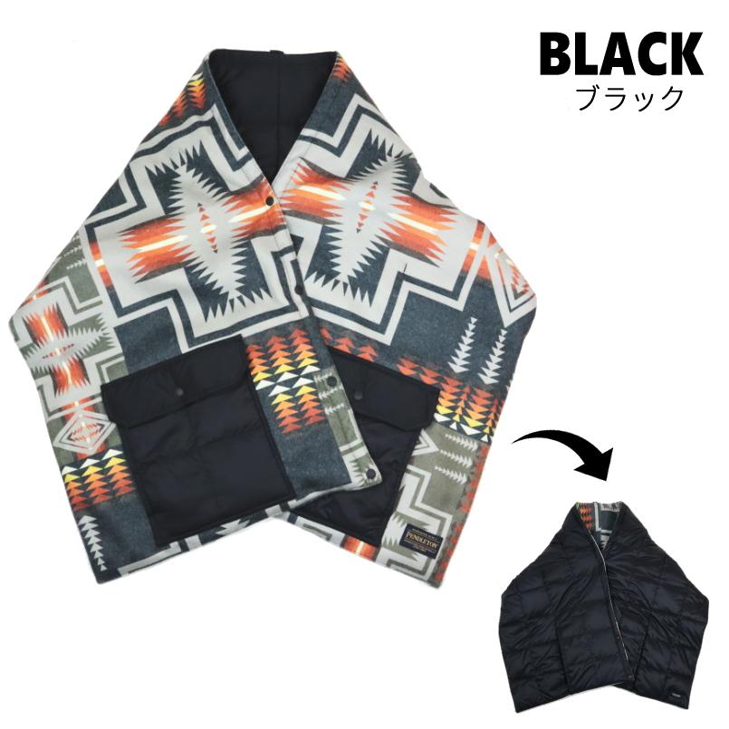 PENDLETON ペンドルトン TAION タイオン コラボ ダウンストール PENDLETON（ペンドルトン） × タイオン × TAION リバーシブル ダウン