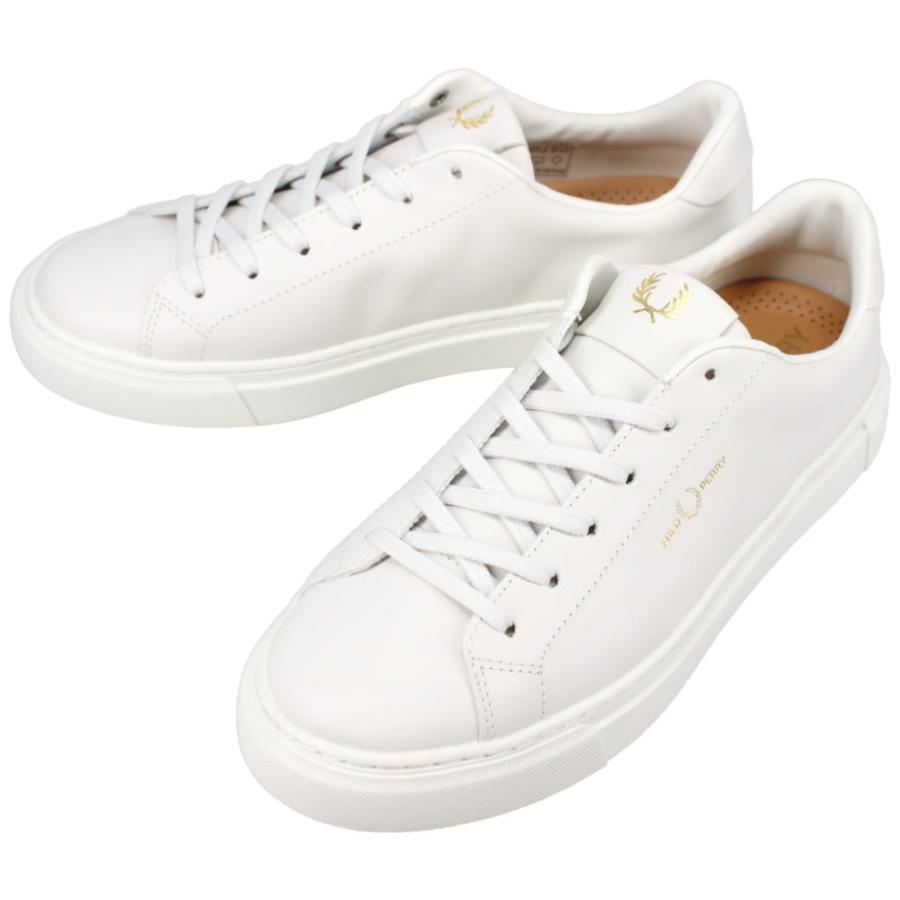 交換送料片道無料 フレッドペリー FRED PERRY スニーカー B71 レザー B5310 254 ポーセリン FRED PERRY（フレッドペリー） 交換送料片道無料 スニーカー B71