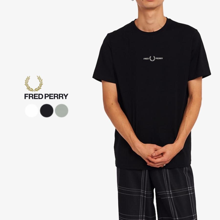 FRED PERRY（フレッドペリー） 交換送料片道無料 エンブロイダー T