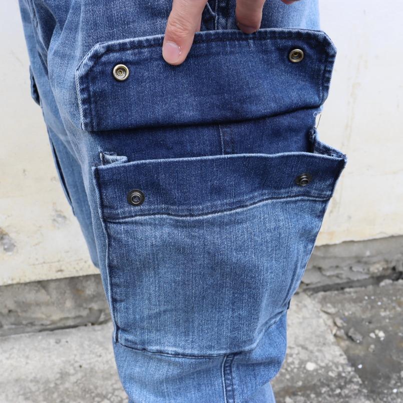 交換送料片道無料 ロックス ROKX デニム カーゴ パンツ DENIM CARGO PANT RXMS231066 ミッドユーズド ダークユーズド｜sneaker-soko｜07