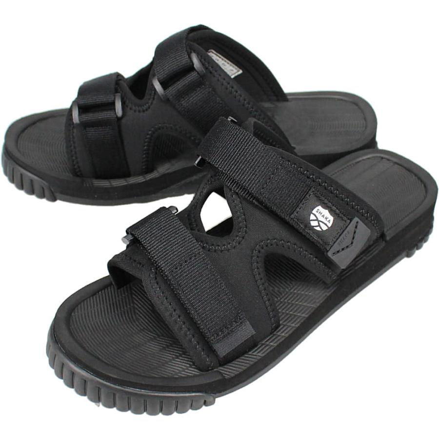 交換送料片道無料 シャカ SHAKA サンダル チルアウト CHILL OUT ブラック SK-106 SHAKA（シャカ） 交換送料片道無料 サンダル チルアウト CHILL OUT