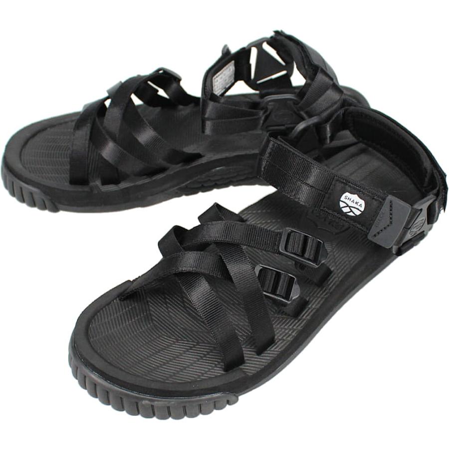 交換送料片道無料 シャカ SHAKA サンダル リバーガイド  GUIDE ブラック SK-118 SHAKA（シャカ） 交換送料片道無料 サンダル リバーガイド RIVER GUIDE