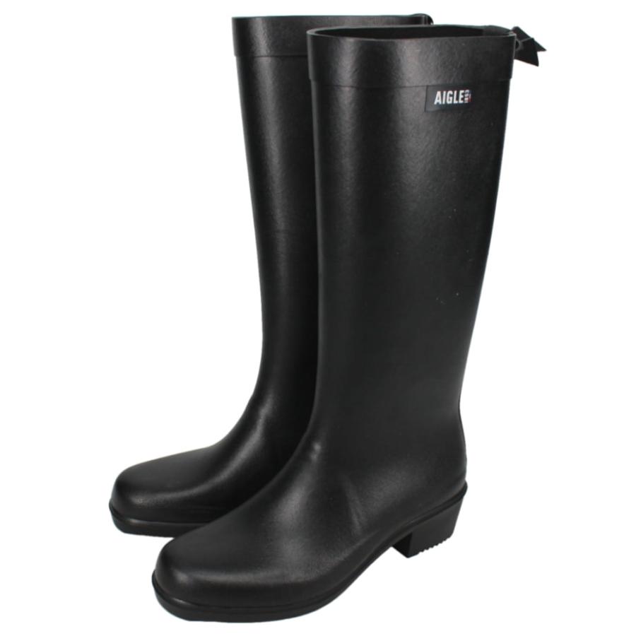 交換送料片道無料 エーグル AIGLE ミリカ ラバーブーツ MYRICA NOIR ノアール ZZFNB66 001 AIGLE（エーグル） 交換送料片道無料 ミリカ ラバーブーツ MYRICA NOIR