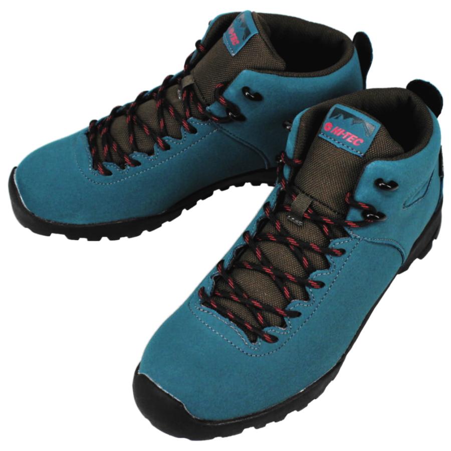 交換送料片道無料 ハイテック HI-TEC スニーカー アオラギ クラシック ウォータープルーフ AORAKI CLASSIC WP HT HKU13 ターコイズ 53143005 HI-TEC（ハイテック） 交換送料片道無料 スニーカー アオラギ