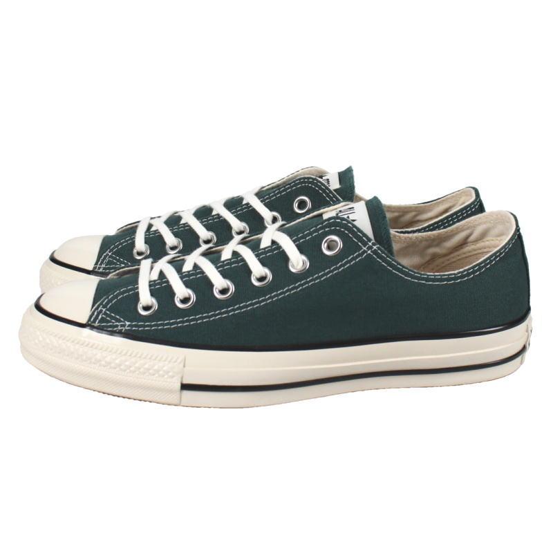 F*1様 状態良好 80s USA製 コンバースオールスターOX グリーン 7 CONVERSE（コンバース） スニーカー オールスター US オックス