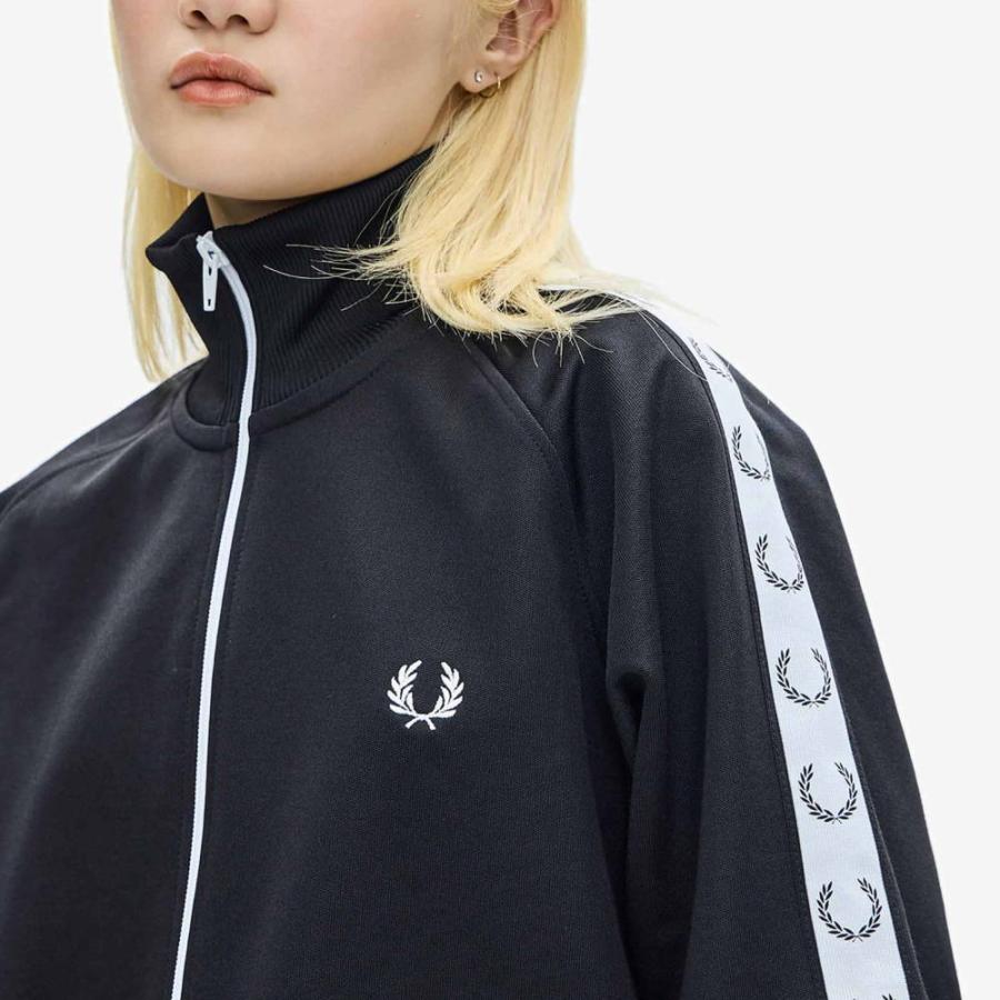 FRED PERRY トラックジャケット　J1521 ブラック　M J1106]FRED PERRY(フレッドペリー) TAPED TRACK JACKET テープ