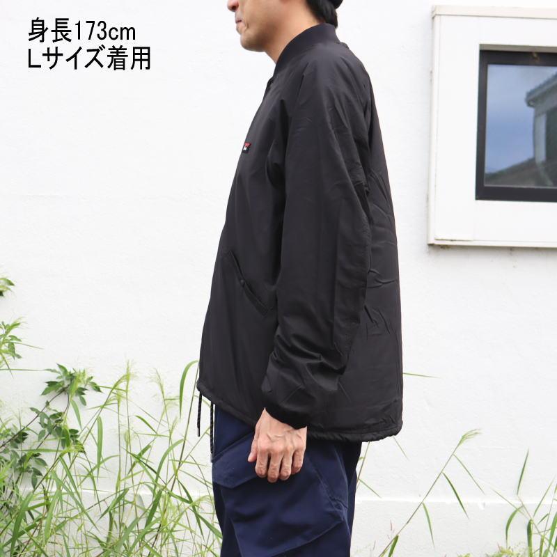 交換送料片道無料 ナンガ NANGA リブカラーコーチジャケット RIB COLLAR COACH JACKET ブラック カーキ NW2331-1E510｜sneaker-soko｜04