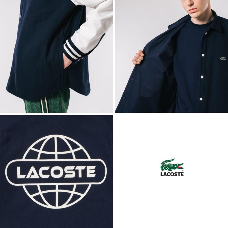 交換送料片道無料 ラコステ LACOSTE リバーシブルシャツジャケット CH7189-99 031(ブラック) 166(ネイビー)｜sneaker-soko｜09