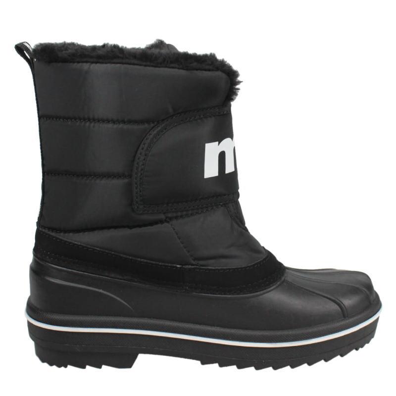 moz（モズ） ウィンターブーツ MZ-7230 ブラック BLACK 20-25cm : すに
