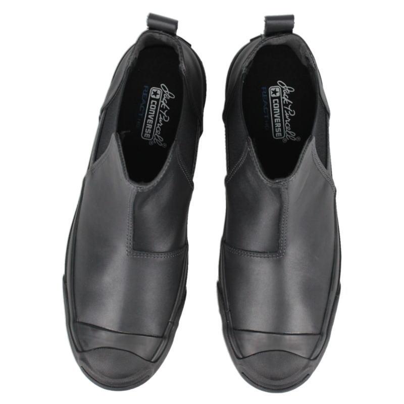 【未使用】ジャックパーセル レザーサイドゴア　RH チャコール　24cm JACK PURCELL コンバース ジャックパーセル レザー サイドゴア RH