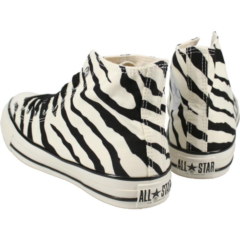 交換送料片道無料 コンバース CONVERSE スニーカー オールスター US ゼブラ ハイ ALL STAR US ZEBRA HI WHITE ホワイト 1SD852 CONVERSE 交換送料片道無料 コンバース スニーカー オールスター US