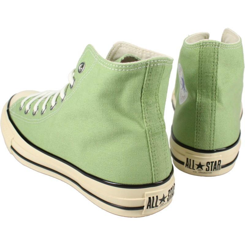交換送料片道無料 コンバース CONVERSE スニーカー オールスター US エイジドカラーズ ハイ ALL STAR US AGEDCOLORS HI ピスタチオ 1SD857 CONVERSE（コンバース） 交換送料片道無料 スニーカー オールスター US