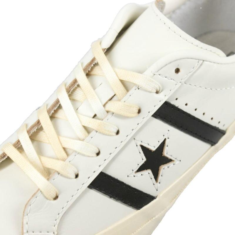 交換送料片道無料 コンバース CONVERSE スニーカー スター&バーズ US レザー STAR&BARS US LEATHER ホワイト/ブラック 1SD903｜sneaker-soko｜07