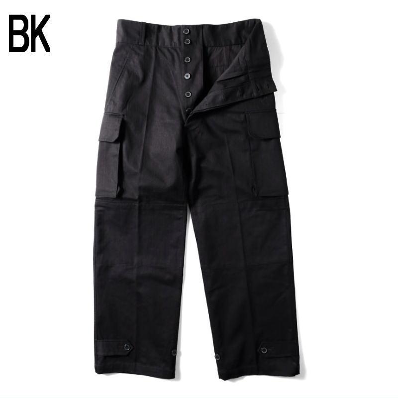 交換送料片道無料 ヒューストン HOUSTON 1985 FRENCH MILITARY M-47 PANTS フランス軍 M47パンツ ブラック オリーブドラブ カーキ 1985 HOUSTON（ヒューストン） 交換送料片道無料 HOUSTON 1985 FRENCH
