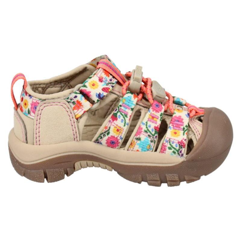 交換送料片道無料 子供 キーン KEEN サンダル ニューポート H2 (CHILDREN) サファリ/バーチ SAFARI/BIRTH 1028822の画像