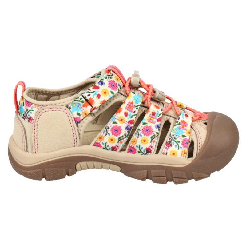 交換送料片道無料 子供 キーン KEEN サンダル ニューポート エイチツー NEWPORT H2 (YOUTH) サファリ/バーチ SAFARI/BIRTH 1028827の画像