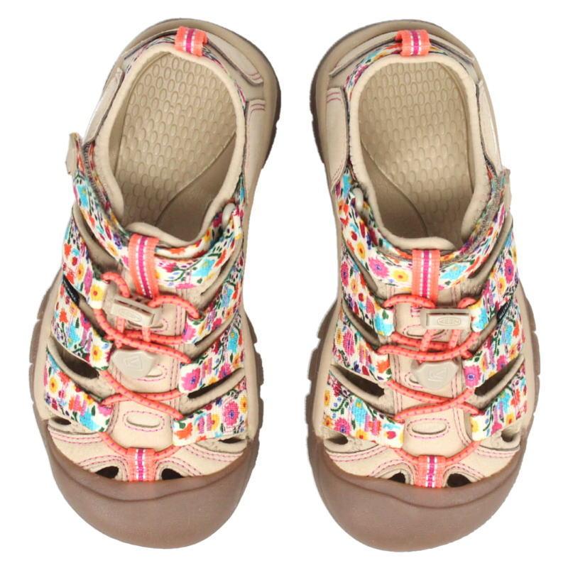 交換送料片道無料 子供 キーン KEEN サンダル ニューポート エイチツー NEWPORT H2 (YOUTH) サファリ/バーチ SAFARI/BIRTH 1028827の画像