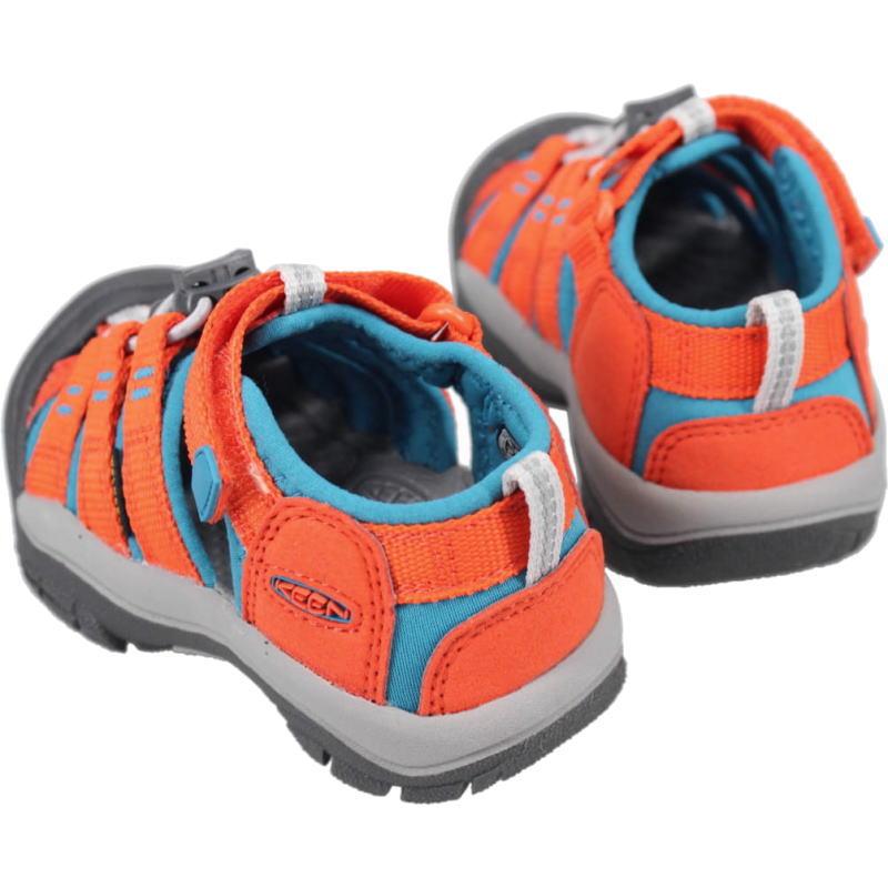 KEEN（キーン） 交換送料片道無料 子供 サンダル ニューポート H2 (CHILDREN) SAFETY ORANGE/FJORD ...