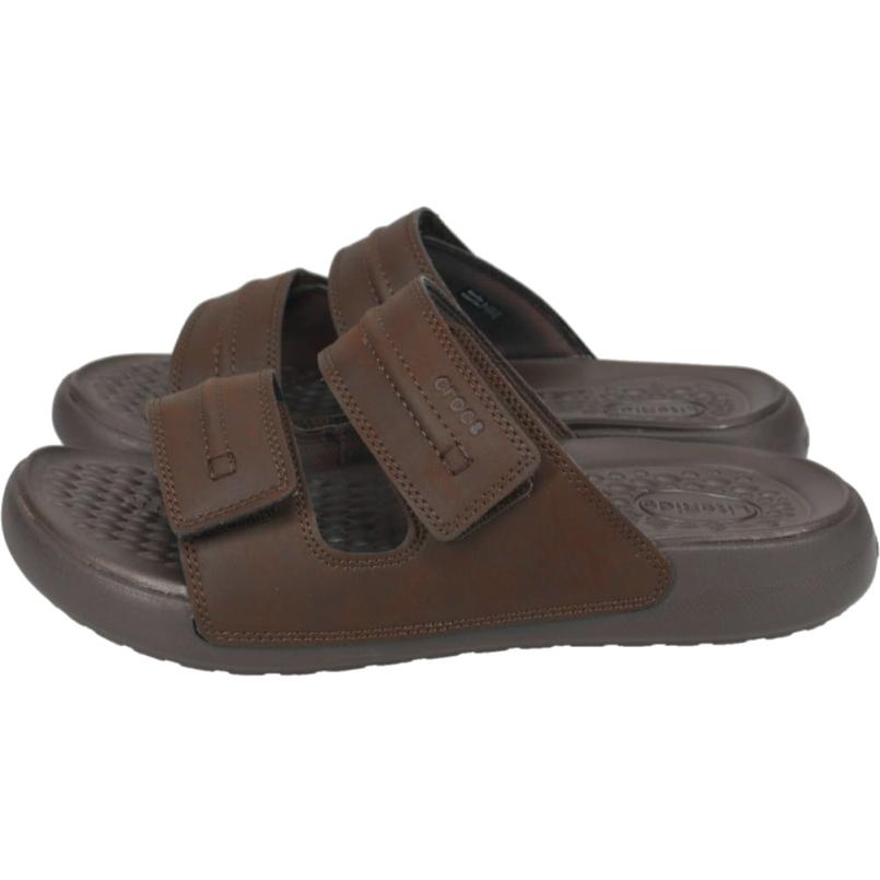 交換送料片道無料 クロックス crocs ユーコン ヴィスタ 2 ライトライド サンダル YUKON VISTA 2 LITERIDE SANDAL エスプレッソ 209396-206｜sneaker-soko｜04