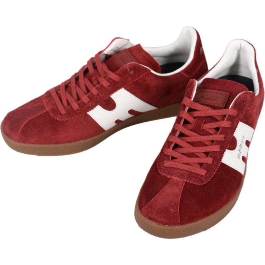 モーブス mobus スニーカー ベルリン スウェード BERLIN SD マルーン/ホワイト M-2310S-4910 mobus（モーブス） 交換送料片道無料 スニーカー ベルリン スウェード