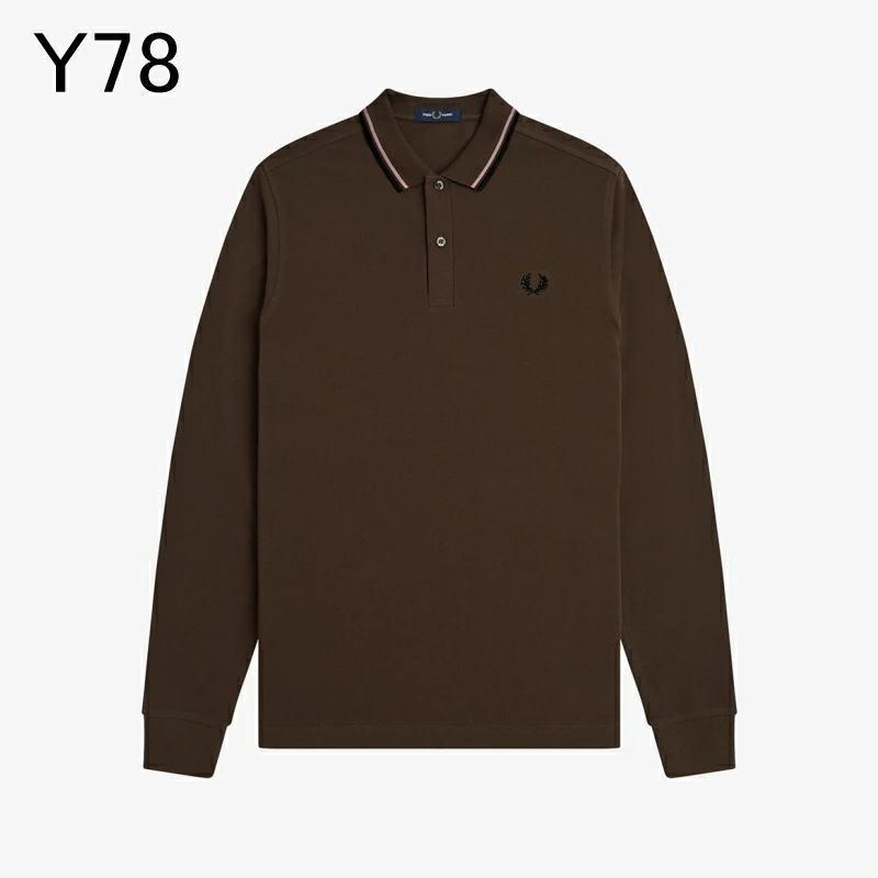 FRED PERRYフレットペリー 長袖ポロシャツ XL FRED PERRY（フレッドペリー） ポロシャツ 長袖 メンズ オープン