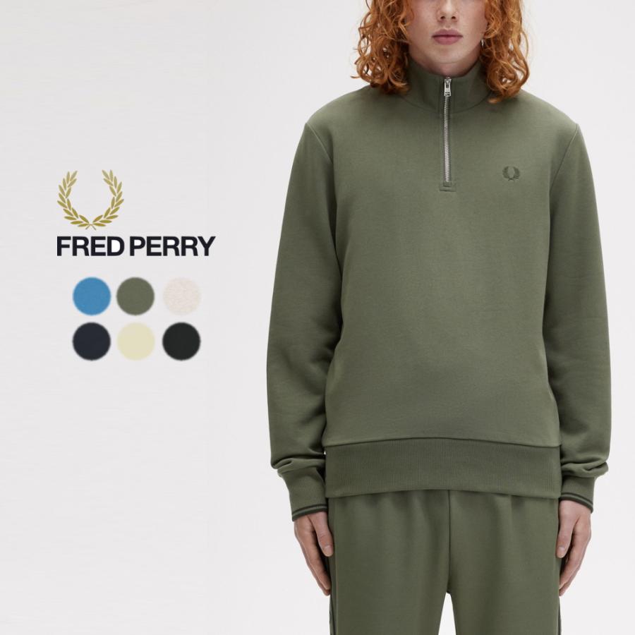 FRED PERRY(フレッドペリー) サイズ:M 渡り歩き HALF ZIP SWEATSHIRT 