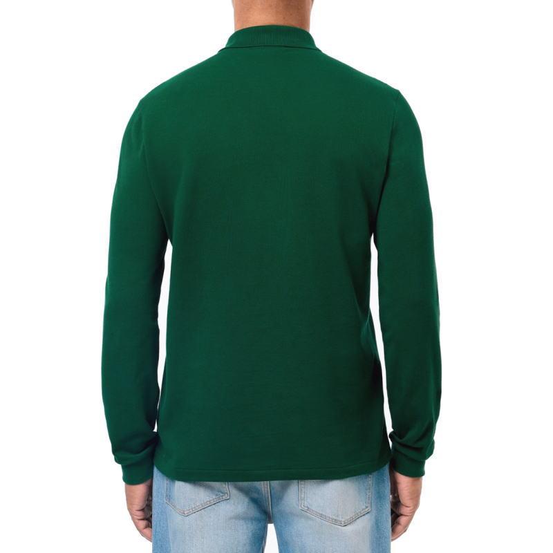 【新品Lサイズ】LACOSTE オリジナルフィット 長袖 ポロシャツ グリーン ラコステ LACOSTE オリジナルフィット 長袖 ポロシャツ