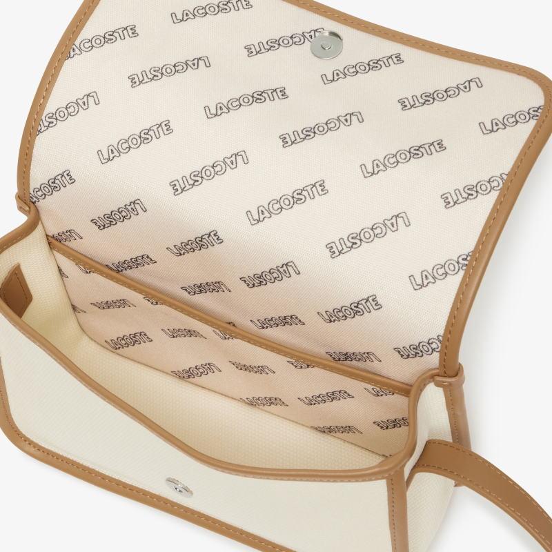 LACOSTE ラコステ ヘリテージ キャンバス フラップ クローズ コットン 