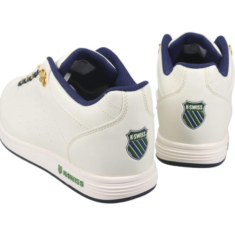 ケースイス K・SWISS スニーカー KS 100 オフホワイト/グリーン OWH/GR